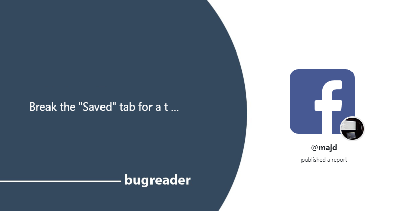 Break the "Saved" tab for a targeted victim by placing two collections ...